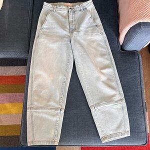 Everlane - The Utility Barrel Jean - Fog - Size 28